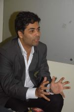 Karan Johar at Student of the Year Promotion in Radio FM 93.5 & Radio Mirchi 98.3 FM, Mumbai on 3rd Sept 2012 (2).JPG
